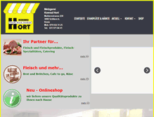 Tablet Screenshot of metzgereihort.ch
